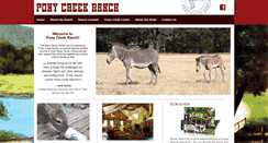 Desktop Screenshot of ponycreekranch.com
